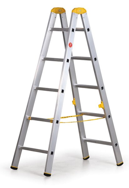 Hliníkové štafle ALVE FORTE, 2x5 priečok, výška 1,49 m