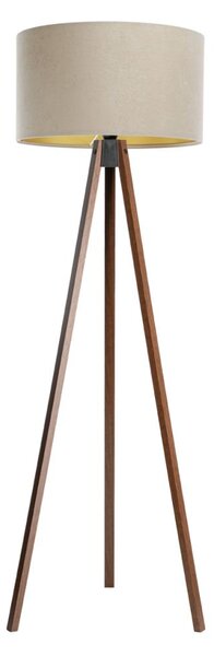 Stojacia lampa STANDART 1xE27/60W/230V béžová/wenge
