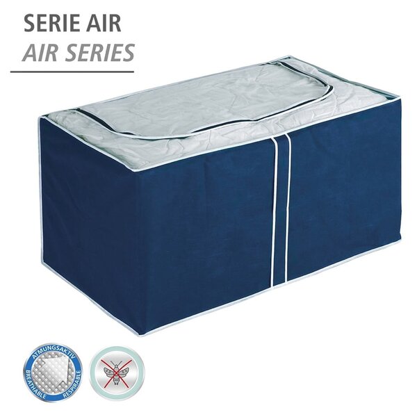 Modrý úložný box Wenko Ocean, 48 × 53 cm