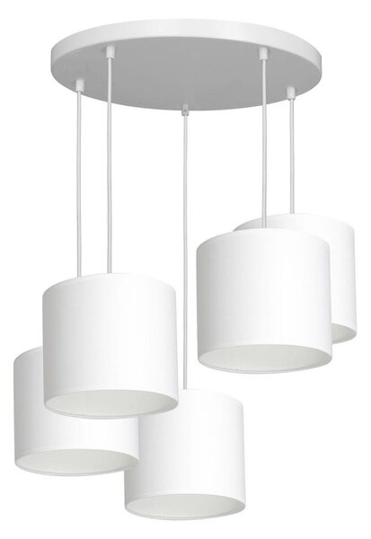 Luster na lanku ARDEN 5xE27/60W/230V biela