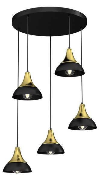 Luster na lanku NERGIS 5xE27/60W/230V
