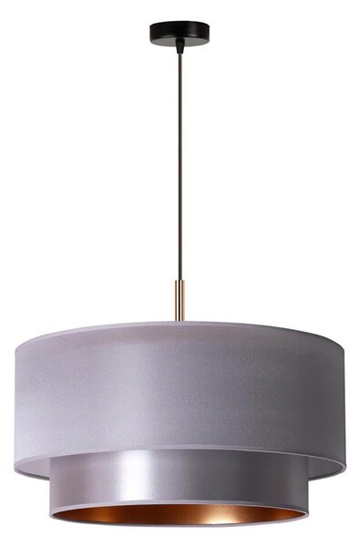 Duolla - Luster na lanku NANTES 1xE27/15W/230V pr. 45 cm strieborná/medená