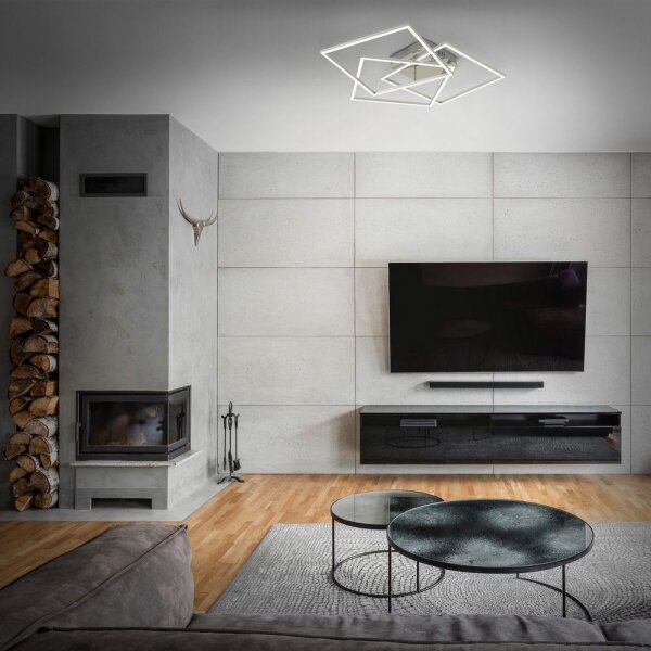 Brilo - LED Stmievateľný prisadený luster FRAME LED/40W/230V Wi-Fi Tuya + DO