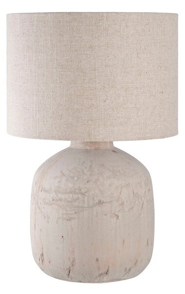 Krémová stolová lampa s textilným tienidlom (výška 46,5 cm) Bilby – House Nordic