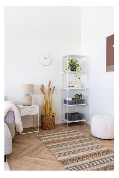 Krémová stolová lampa s textilným tienidlom (výška 46,5 cm) Bilby – House Nordic