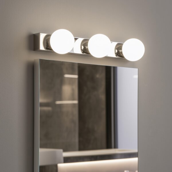 BRILAGI - SADA 2x LED kúpeľňových nástenných svietidiel HOLLYWOOD 3xLED/3W/230V 39 cm IP44 chróm