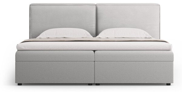 Svetlosivá boxspring posteľ s úložným priestorom 180x200 cm Arendal – Cosmopolitan Design