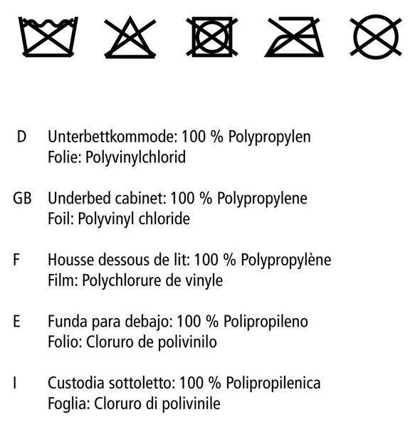 Látkový úložný box pod posteľ - Wenko