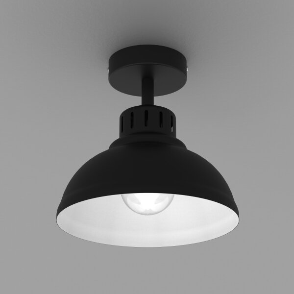 Prisadený luster SVEN 1xE27/15W/230V čierna