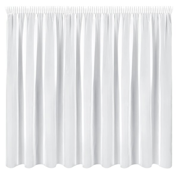 ZÁCLONA NA PÁSKE LUCY 350X150 CM BIELA