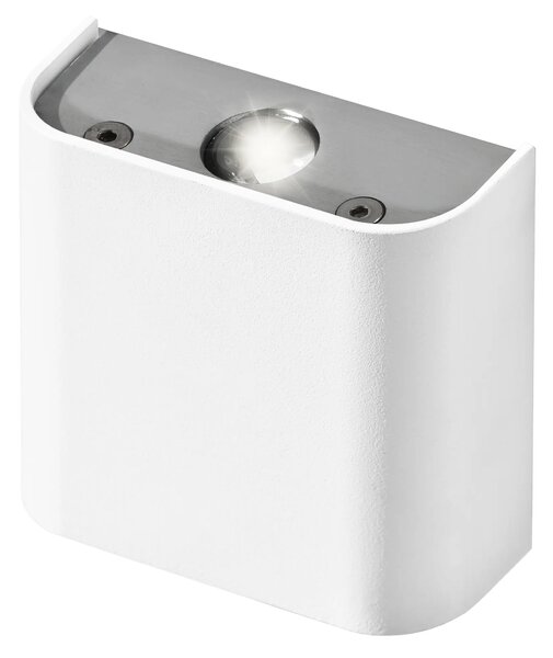 LED nástenné svietidlo Ginno 1 biele