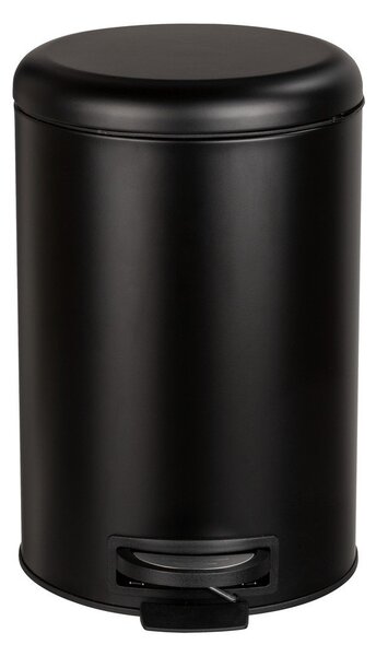 Čierny odpadkový kôš Wenko Leman Easy Close, 20 l