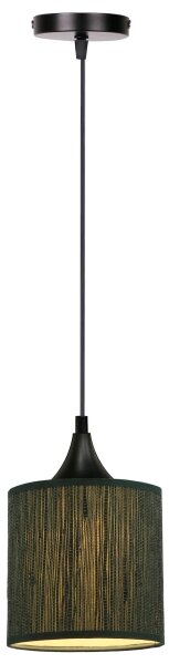 Luster na lanku PATTI 1xE27/60W/230V pr. 15 cm zelená