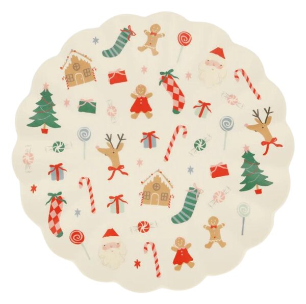 Melamínový tanier Jolly Christmas 25 cm