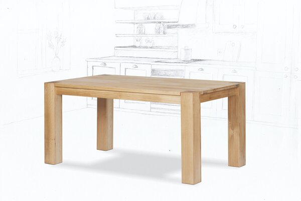 Wooded Jedálenský stôl Denver z masívu DUB 190x90x76cm