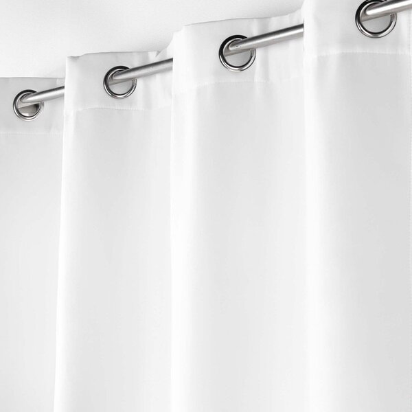 Biely termo záves z mikrovlákna 135x260 cm Micropolar – douceur d'intérieur