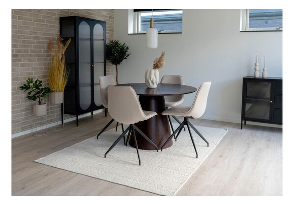 Okrúhly jedálenský stôl s doskou v dekore orechového dreva ø 120 cm Bolton – House Nordic