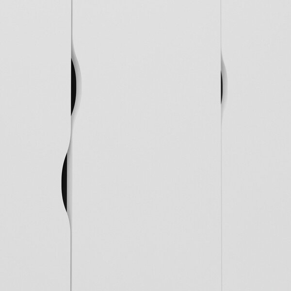 Biela šatníková skriňa Tvilum Oslo, 147 x 200 cm