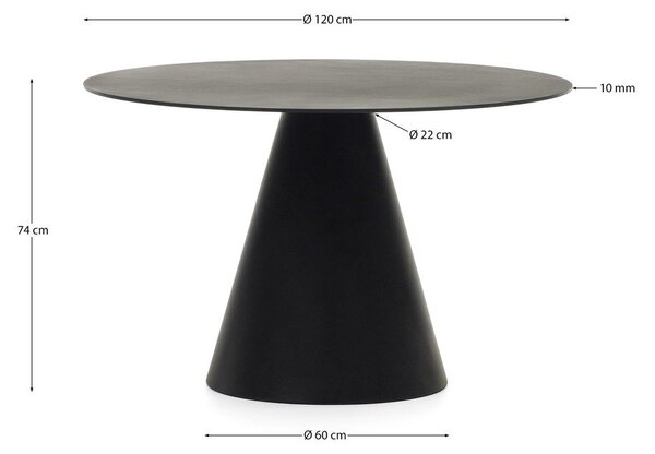 Okrúhly jedálenský stôl ø 120 cm Wilshire – Kave Home