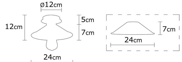 Stropné svietidlo v bronzovej farbe s kovovým tienidlom ø 24 cm Berceste – Opviq lights