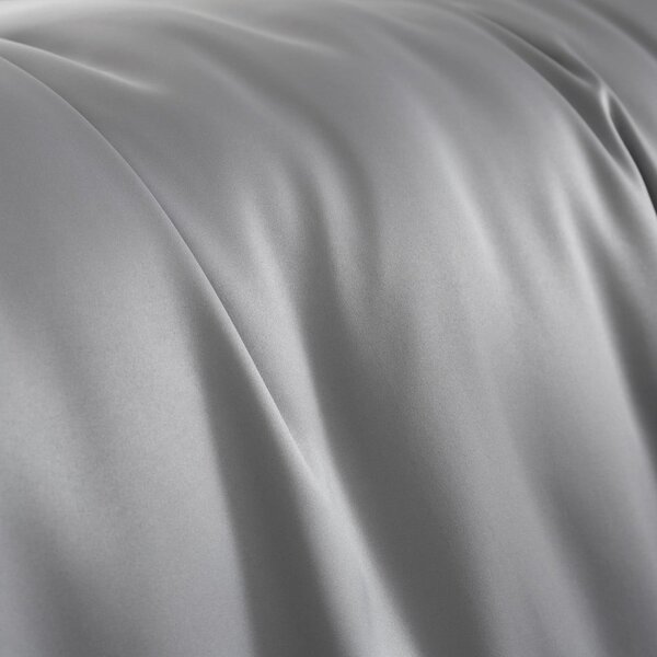 Sivé obliečky na dvojlôžko 200x200 cm Silky Soft - Catherine Lansfield