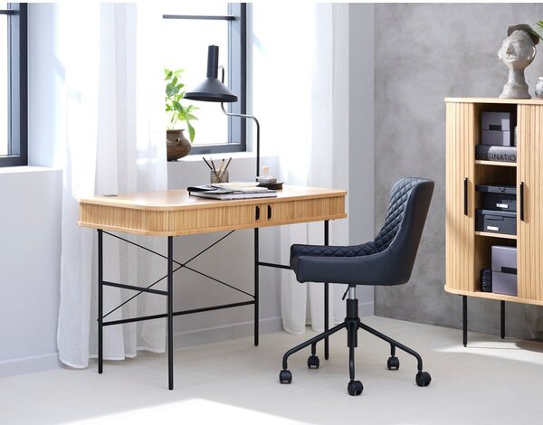 Pracovný stôl v dekore duba 60x120 cm Nola – Unique Furniture