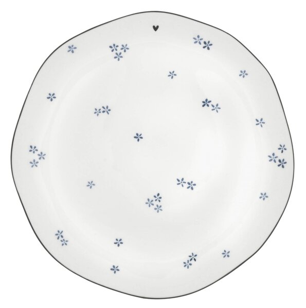 Keramický tanier Blue Daisies Ø 23 cm