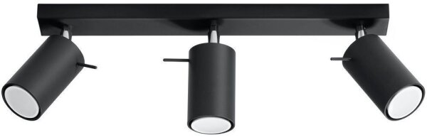 Brilagi - LED Bodové svietidlo ASMUS 3xGU10/7W/230V čierna