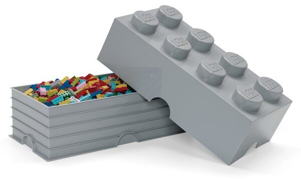 Sivý úložný box LEGO®