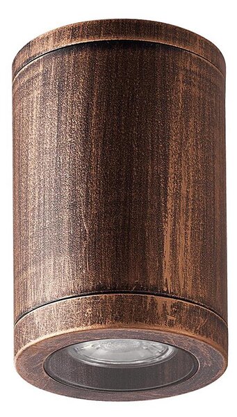 Luxera 48326 - Vonkajšie stropné svietidlo MOPTI 1xGU10/7W/230V IP54 bronzová