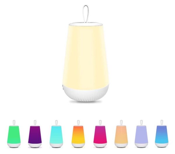 Rabalux 76019 - LED RGB Stmievateľná stolná lampa FRANCO LED/2W/5V 3000K