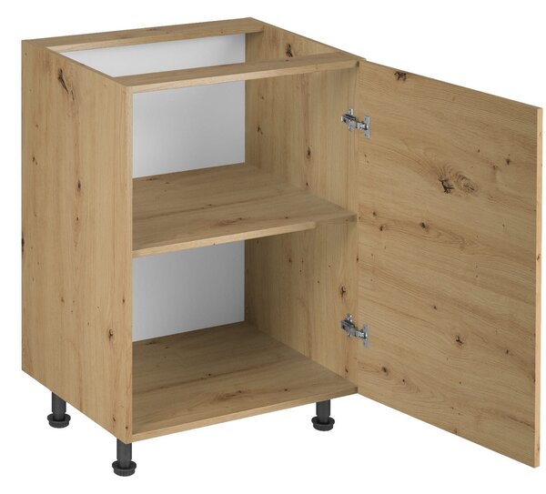 Kuchynská skrinka LANGEN D60-P/L Dub artisan/sivá