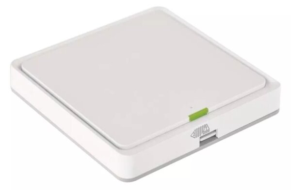Vypínač 1-tlačidlový GoSmart 1xCR2430 Tuya biela