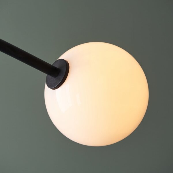 Endon 92940 - Luster na tyči BALANCE 4xG9/3W/230V čierna/biela