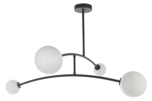 Endon 92940 - Luster na tyči BALANCE 4xG9/3W/230V čierna/biela