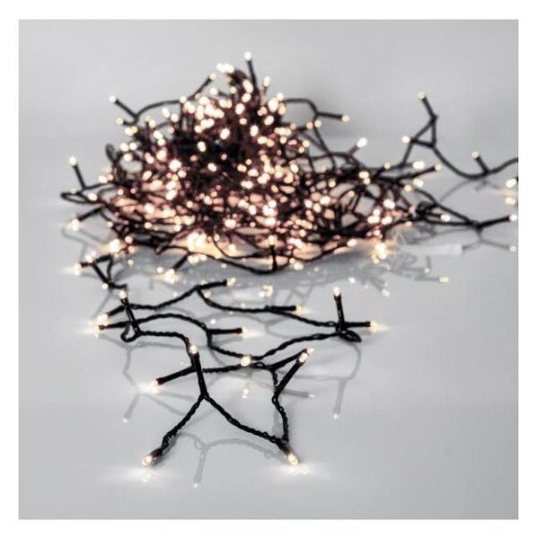 Eglo 410832 - LED vonkajšia reťaz CRISPY ICE 360xLED 25,6 m IP44 studená biela