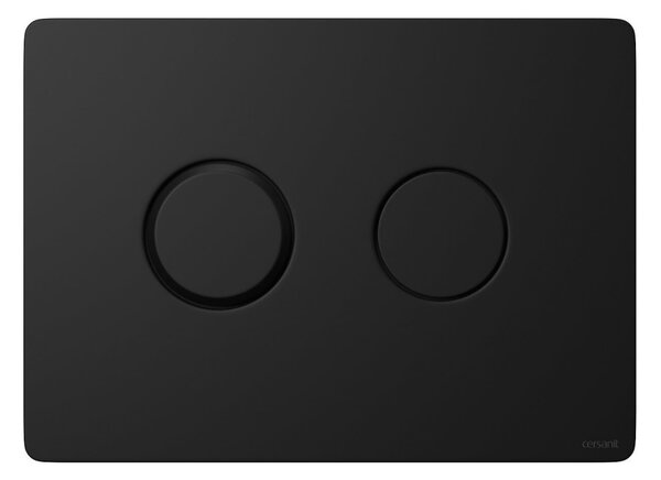 Cersanit Accento Circle, splachovacie tlačidlo, čierna matná, K97-425