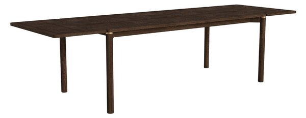 Hnedý rozkladací jedálenský stôl 95x180 cm Arun – Unique Furniture