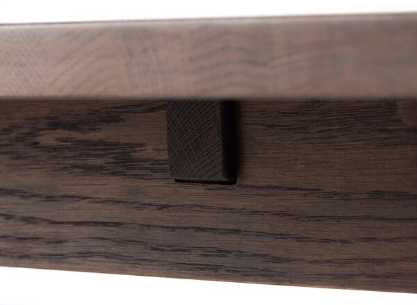 Hnedý rozkladací jedálenský stôl 95x180 cm Arun – Unique Furniture