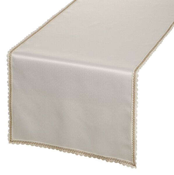 BEHÚŇ NA STÔL LACE 40X140 CM KRÉMOVÝ