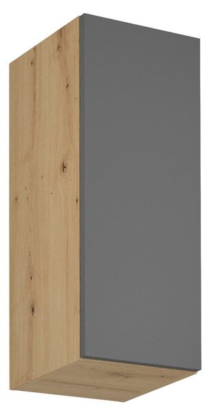 Závesná kuchynská skrinka LANGEN G30-P/L Dub artisan/sivá