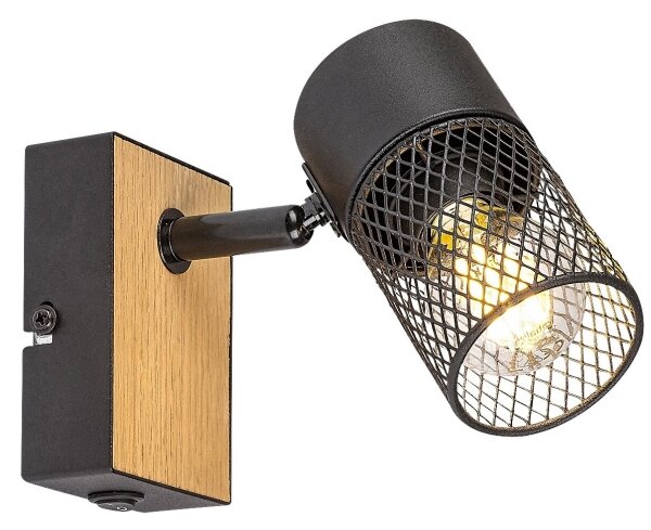 Rabalux 71151 - Nástenné bodové svietidlo METTA 1xE14/40W/230V dub