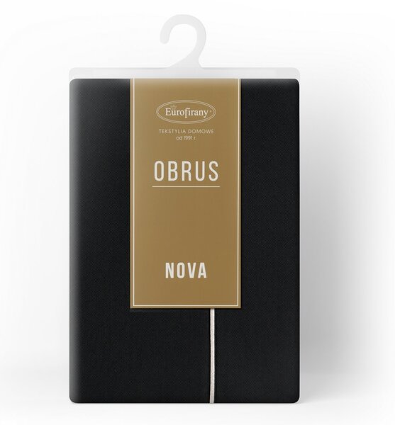 OBRUS DORITA 145X280 CM ČIERNY