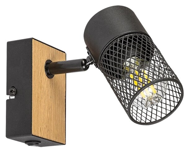 Rabalux 71151 - Nástenné bodové svietidlo METTA 1xE14/40W/230V dub