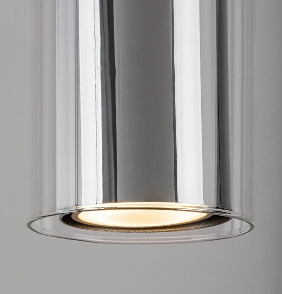 Rabalux 72046 - Luster na lanku KALEVI 1xGU10/50W/230V číra/chróm