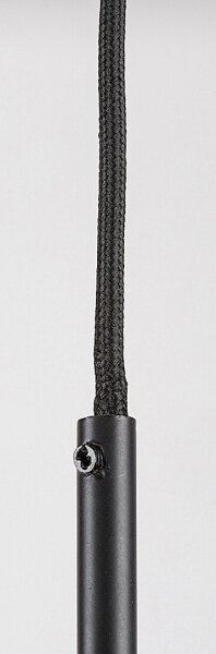 Rabalux 72047 - Luster na lanku KALEVI 1xGU10/50W/230V číra/čierna
