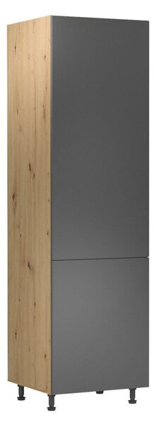 Kuchynská skrinka LANGEN D60R Dub artisan/sivá