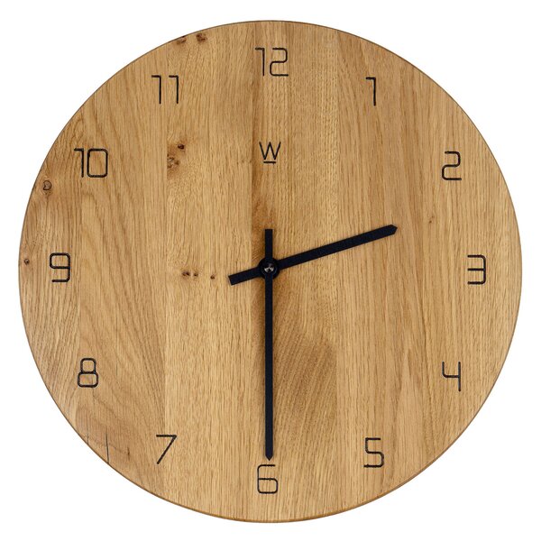 Wooded Nástěnné hodiny Ottawa z masivu DUB o32 cm
