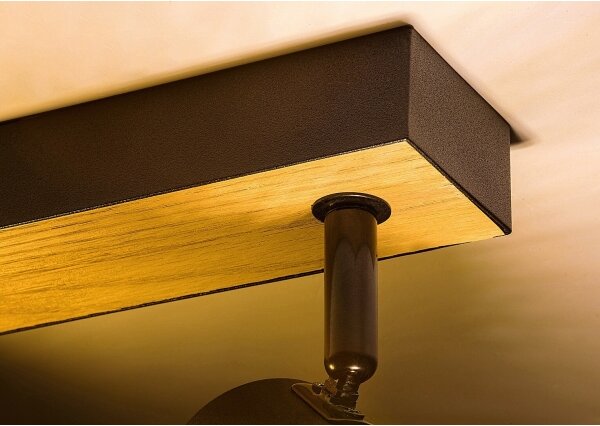 Rabalux 71152 - Bodové svietidlo METTA 2xE14/40W/230V dub