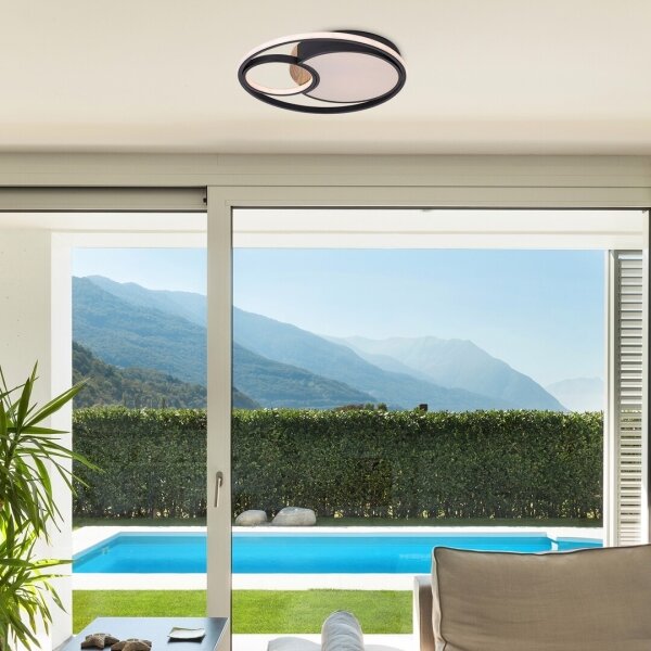 Rabalux 71044 - LED stmievateľné stropné svietidlo LEOLA LED/81W/230V + diaľkový ovládač